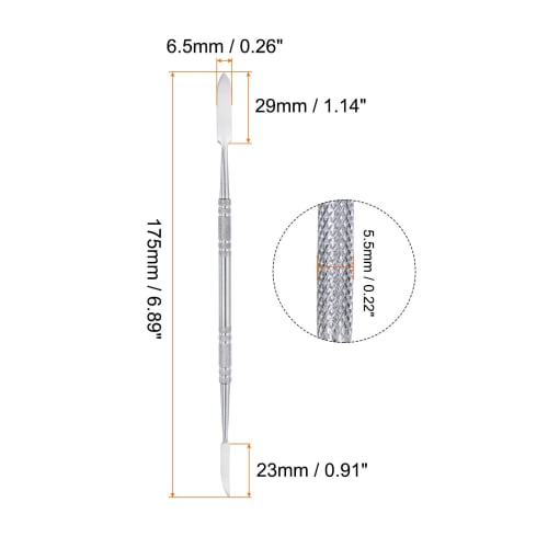 uxcell Wax Carving Knife, Double-Ended Wax Carving Tool, Stainless Steel Spear Point & Shaping Knife, Hand Tool for Shaping and Modeling
