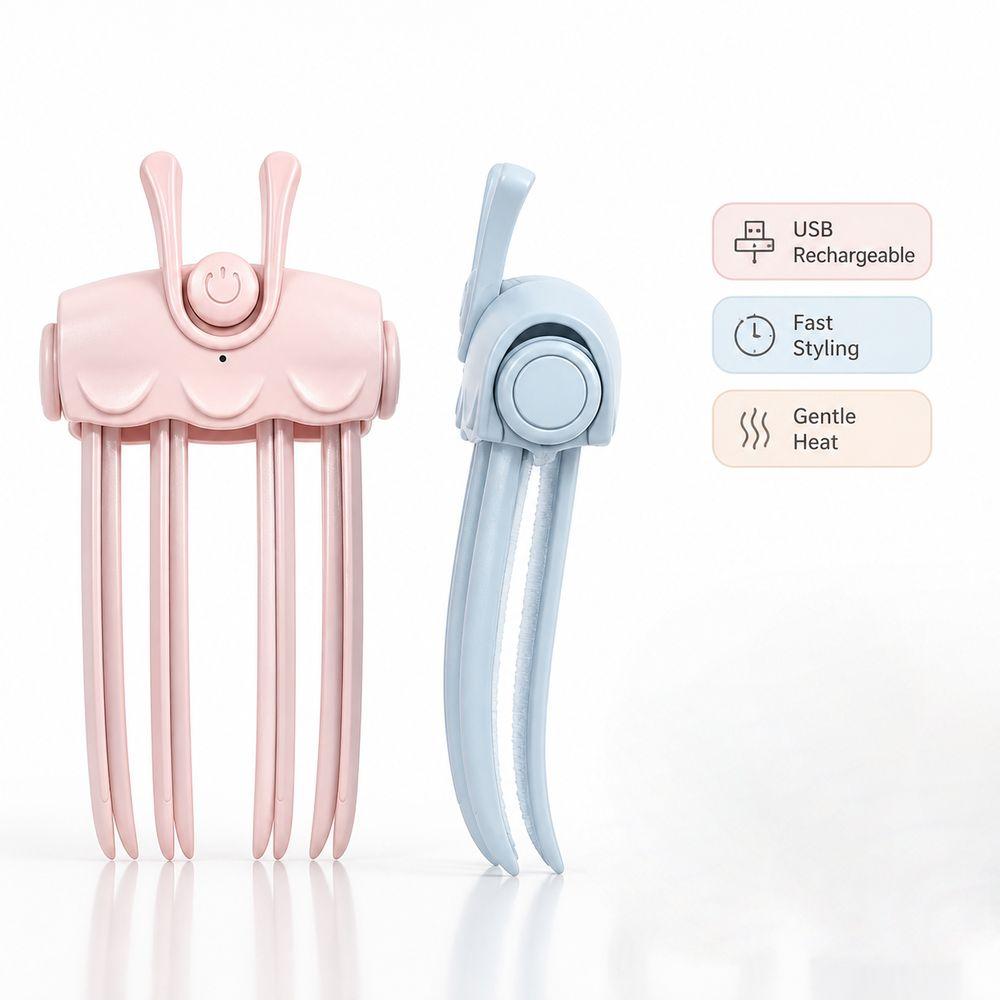 Design Senza Cuciture Pettine Riscaldato Volumizzante per Radici Capelli Corona Alta Per Volume alle Radici