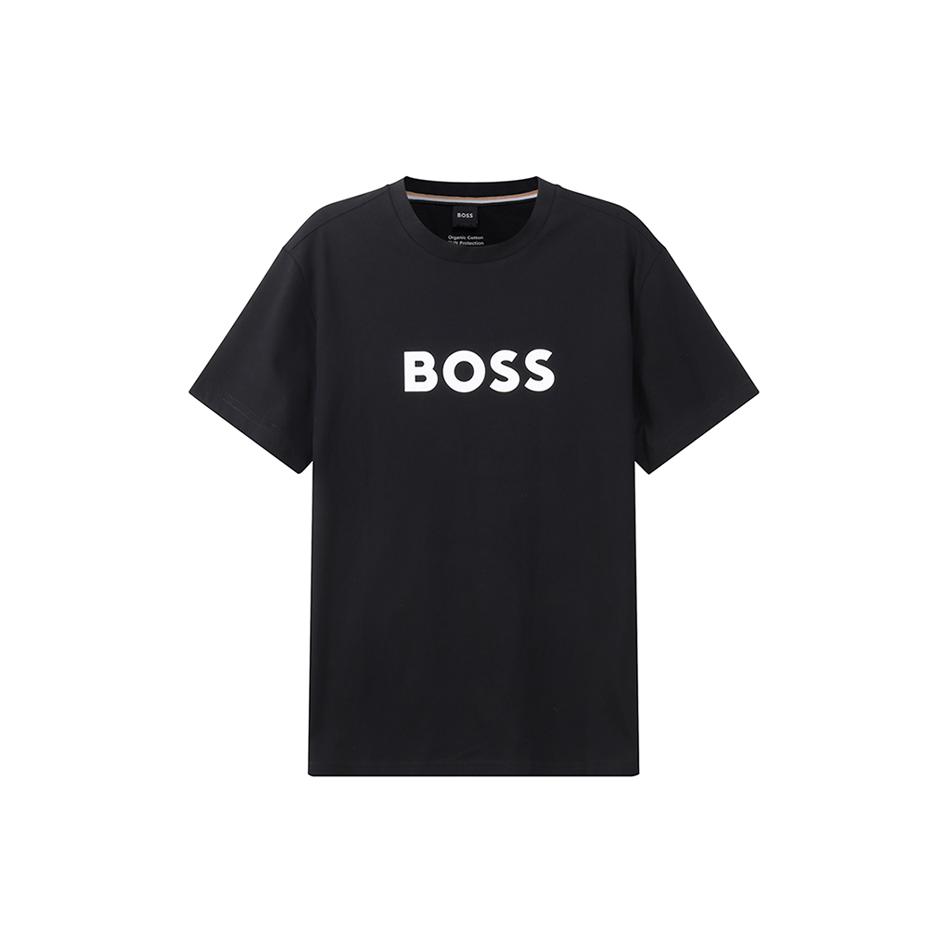 Boss Logo print Cotton T shirt 50491706-001