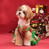 Christmas Dog Princess Dress Christmas Tree Print Mesh Skirt Pet Clothing Dog New Year Atmosphere Clothing Pet Supplies