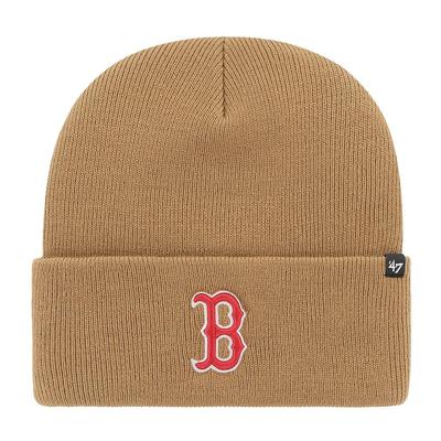 Brand Red Sox Camel Knit One Size Fits All '47 Men's Beanie, (47brand361)