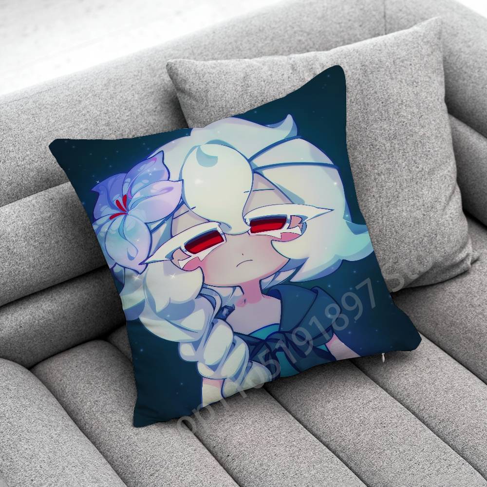 

Біла лілія C-Cookie Run Kingdom Наволочка для декоративної подушки 30x30см 40x40см 45x45см 50x50см 55x55см Квадратна наволочка для диванної подушки 30cmx30cm