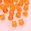 Handmade Beads Diamond-shaped Faceted Beads Acrylic Transparent Irregular Faceted Round Beads Beads DIY Bracelet Cell Phone Chain Jewelry Loose Beads