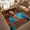 Elvis Area Rug Perfect For Balcony Hallway Entryway Living Rooms Antislip Rug Anime Office Decor Perfect Gift For Friends Family