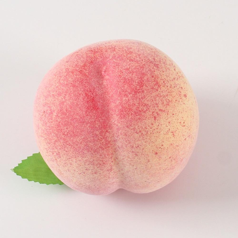 10 יחידות עמידות מיני מלאכותי קצף אפרסק ריאליסטי דמוי פרי אפרסק מלאכת יד קישוט פרי מלאכותי שולחן מטבח