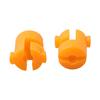Clip Bicycle Reflectors Front Rear Plastic Reflective