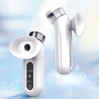 Beheizter Nano-Augennebel-Sprüher, tragbarer Augen-Feuchtigkeitsspender und -Beruhiger mit Heiß-Kalt-Kompressionsmodi, wiederaufladbarer Tropfen-Dampfgenerator zur Linderung trockener Augen