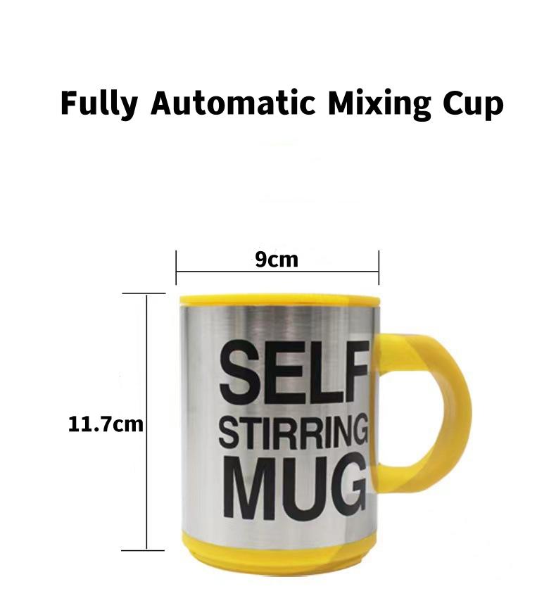 400ml Automatic Self Stirring Mug Coffee Milk Mixing Mug Stainless Steel Thermal Cup Electric Lazy Double Insulated Smart Cup