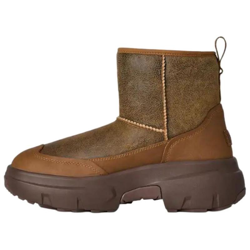 UGG JLD Thermal Short Snow Boots Men's Chestnut Sneakers 1171351-CHE