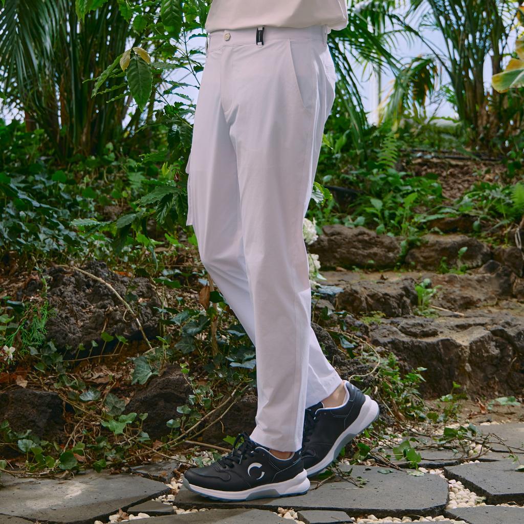 CHALLENGER Men'S Slim Stretch Straight Fit Cargo Pants White