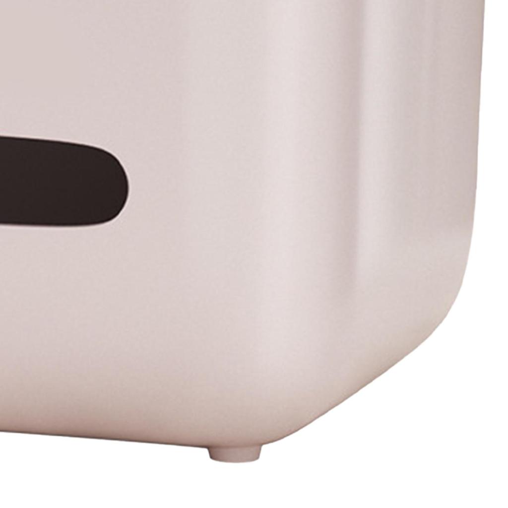 Desktop Tissue Box Remote Control Holder 2 Grids Multifunctional Napkin Box for Living Room