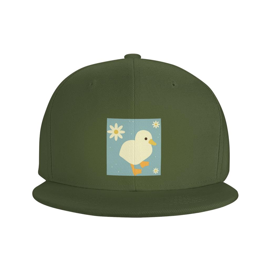 Cute Duckand Duck Flower Cartoon Pattern Baseball Caps Snapback Baseball Hats Casual Casquette Outdoor for Unisexs And Womens