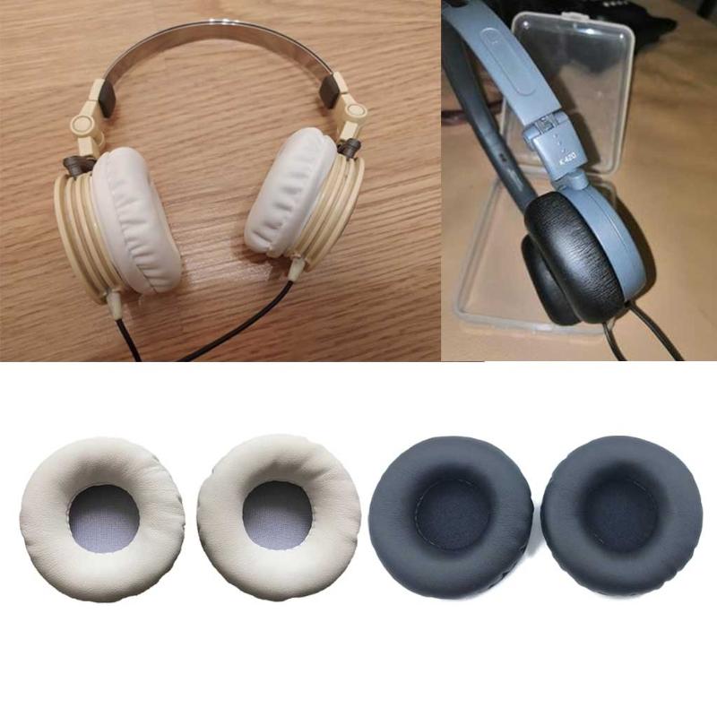1 Paio Cuscinetti Auricolari Copricuscino Facile Installazione Cuscinetto Auricolare per AKG K420 K430 LE-K416P Y30 K404
