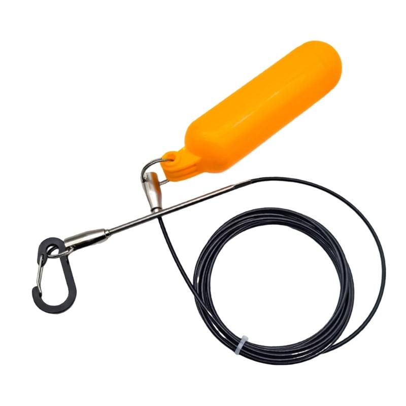 Large Portables Fishing Gear Stainless Steel Fish Stringer with Float Ball for Anglers Enthusiasts 400cm