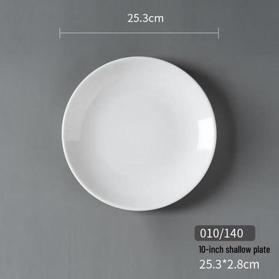 NHZHIW Komercyjny Melaminowy Okrągły Talerz Obiadowy