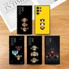 Three CUTE W-Wooley Monkeys Phone Case for Samsung S Series S21 S22 S23 S24 S25 FE Plus Ultra TPU Soft To Skin-friendly Case