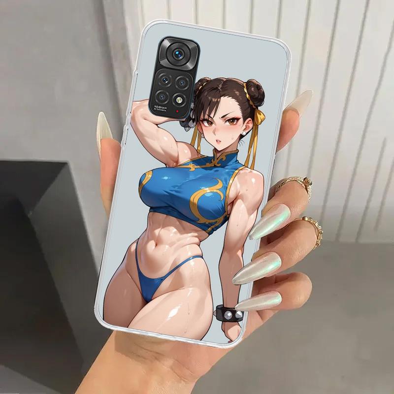 

Чехол для телефона ChunLi S-Street F-FighterS для Xiaomi Redmi Note 15 14 14S 13 12S 12 Pro 11S 11 Plus 11T 11E 10S Мягкий Funda Принт Она Redmi Note 14 Pro 5G