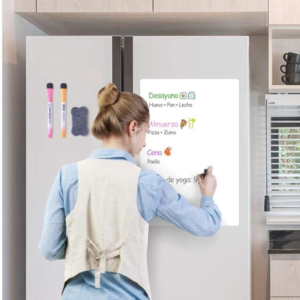 A3/A4 Magnetic Dry Erase Board Detachable Grocery List New WhiteBoard Sheet