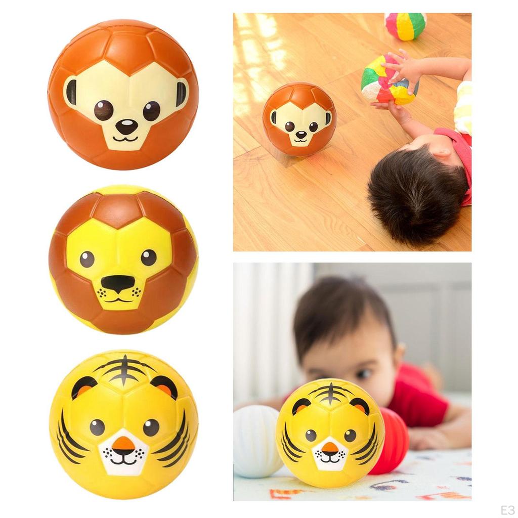 Animal Soft Ball Kids Soccer Cute Boys Girls Cartoon Football Educational Toy Sport