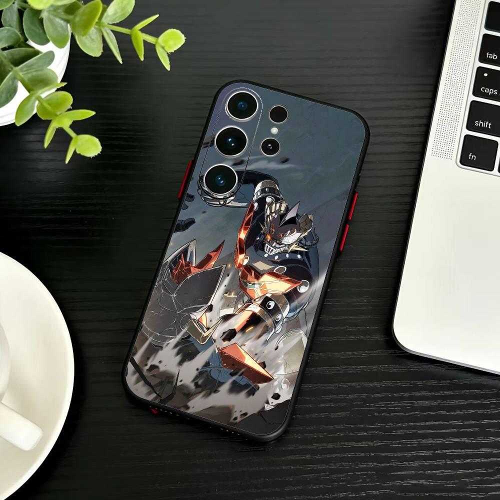 Anime M-Mazinger Z Phone Case For Samsung S26,S25,S24,S23,S22,S21,S20,Ultra,Plus,FE Black Soft Cover