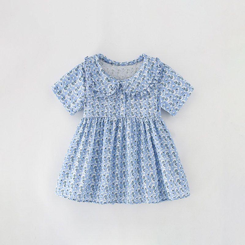 Children's Clothing Xiaofei Summer Fashionable Fashion Short Sleeve Dress