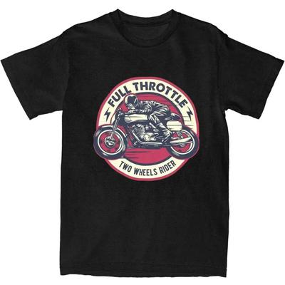 Letnie Koszulka Cafe Racer Rockabilly Biker Merch Męska Damska Niesamowita Motocyklowa Koszulka