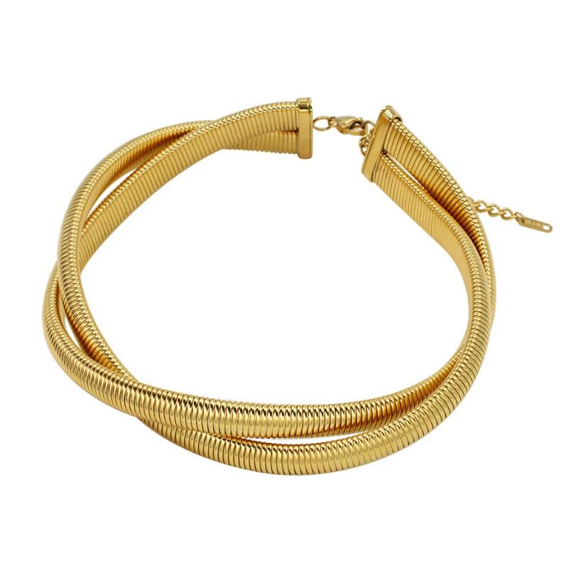 Mary Personalized Design Bracelet Necklace, Female Trend Stainless Steel Set Non-fading Bracelet, Collar Collarbone Chain