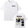 Rapper Roa Album Tour 2026 TShirt Summer Hip Hop Punk Comfort Tee Unisexs Unisexs Casual Short Sleeve Crew Neck Tee Unisex