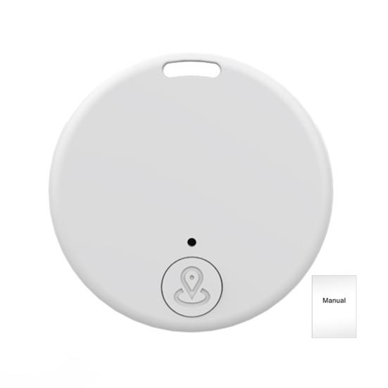 Runder Bluetooth-kompatibler GPS-Tracker Tragbar Schlüssel Geldbörse Gepäck Haustiere Artikelfinder Locator Wasserdicht Zwei-Wege-Alarm Anti-Verlust Tracking-Gerät