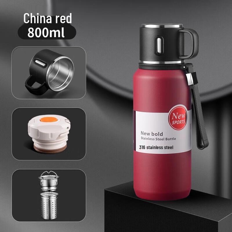 Changqi 800ML Double-Use Insulated Stainless Steel Bottle