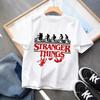 Boys and Girls Demogorgon Hawkins Top Stranger Things Childrens Cartoon Print Pure Cotton Tshirt 2026 Summer Round Neck