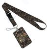 Sujetarjetas Vertical Colección Animales con Lanyard Correa para el Cuello Llavero Insignia Pase Episodio 8 Accesorio para Llaves