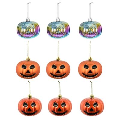 3 Pieces Halloween Hanging Pumpkin Decorations Scary Festival Holiday Spooky