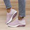 Neue Frauen Dame Woven Stricken Stoff Atmungsaktiv Casual Sport Schuhe Frau Weibliche Rennen Gehen Turnschuhe Schuhe