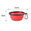 350ML/1000ML Pieghevole In Silicone Ciotola Dell'animale Domestico Portatile Cucciolo Contenitore di Alimento Pieghevole Alimentatore per Il Campeggio Esterno Accessori Per Cani