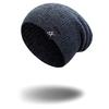 Unisex Women Men Camping Hat Winter Beanie Baggy Warm Wool Ski Cap Line Fleece
