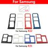 NEW Dual Card Phone Sim Card Tray For Samsung A12 A31 A51 A71 NEW SIM Chip Holder Slot Adapter Drawer Part + Pin