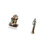 African Figurine Table Sign Acrylic Desktop Decoration Tribal Lady Statue Piece Elegant