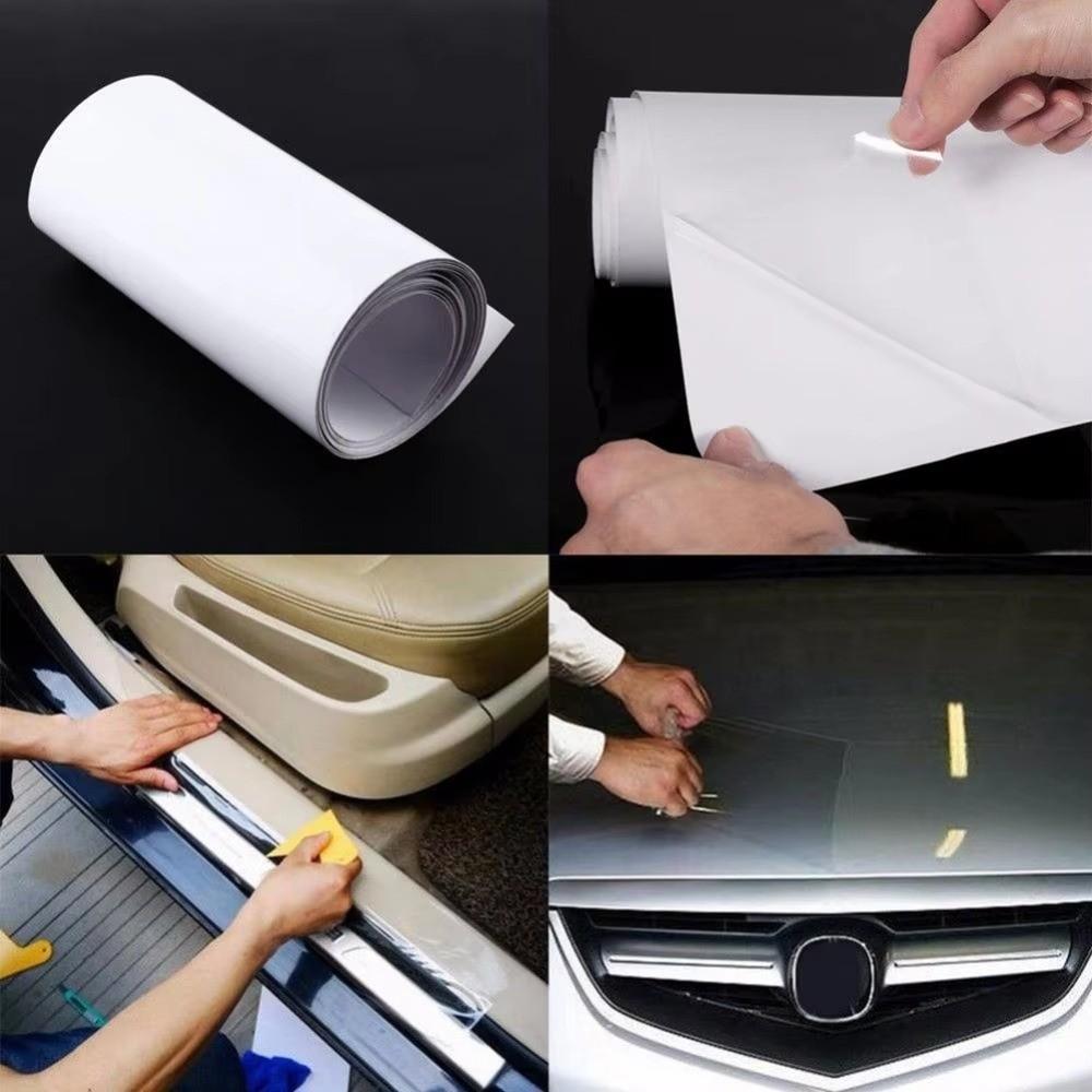 Selbstklebendes Auto Folien Patch 5M Lackschutzfolie Hochwertige Auto Abdeckfolie Stoßstangen Kante