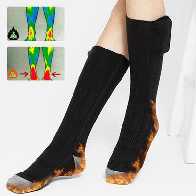 Electric Heating Socks 3 Level Temperature Skiing Sock Fast Heating Winter Warm Thermal Socks Washable for Outdoor Skiing Hiking