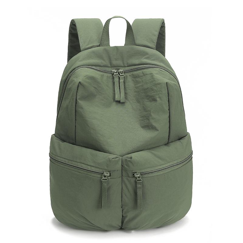 2025 Women's Lightweight Nylon College Backpack - Large Capacity, Casual Double Shoulder Bookbag