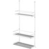 Range Hood Spice Rack 3-Tier White, Tower 4836