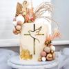 3 Bucăți Toppere pentru Tort Cruce Porumbel Decorațiuni Tort Prima Împărtășanie Botez Baby Shower Toppere Cupcake Decorare Tort de Ziua de Naștere