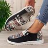 Canvas loafers women's flat casual shoes women's cloth shoes support Temu/shein delivery