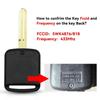KEYYOU 5WK4876/818 Remote Key For Renault Maxity Nissan Qashqai Elgrand X-TRAIL Navara Micra K12 Note Cabster NV200 Pathfinder