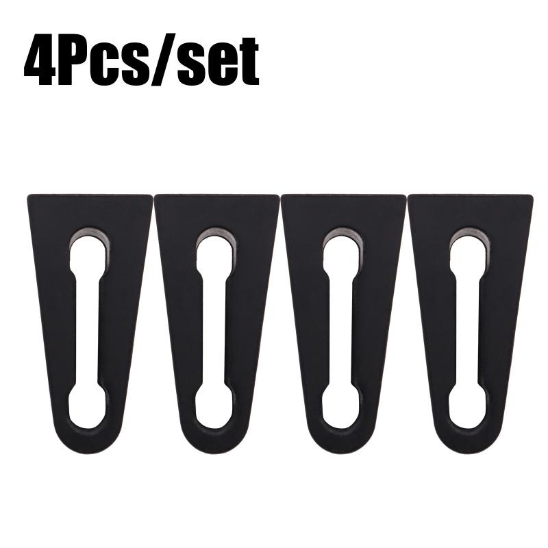 4Pcs Wear-resistant Car Door Lock Shock Absorber Pads Silent Damping Buffer Anti-collision Seal Auto Modification Parts