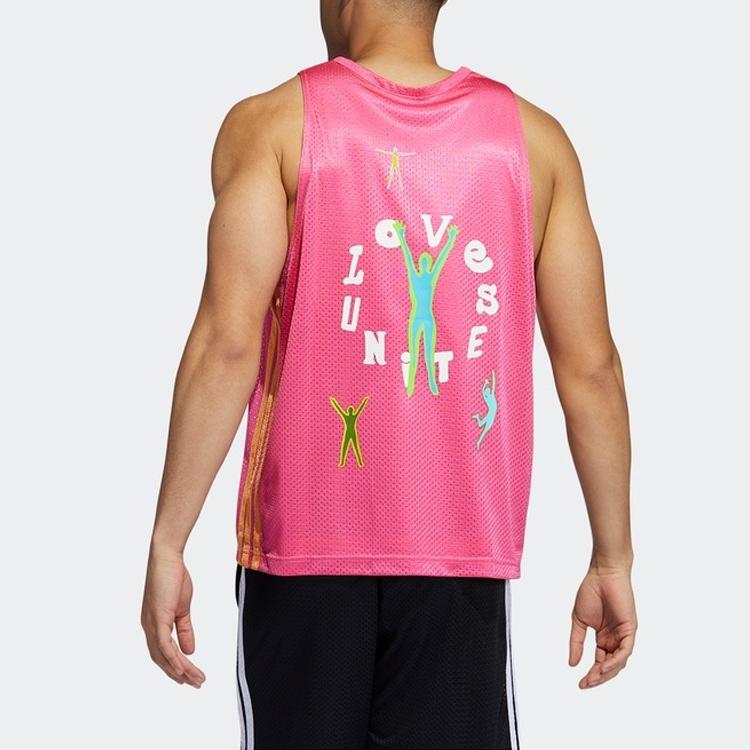 adidas Basketball Jerseys Unisex Semi Neon Pink Moderate Other H56743