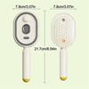 Electric Spray Hair Brush 2-In-1 Misting Hair Brush With Water Spray Reduce Frizz Anti-Static Retractable Steam Massage Comb