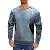Men's Casual Top Round Neck Pullover Long Sleeved