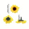Artificial Sunflowers- Realistic Fabric Mini Fake Flowers For DIY Wreaths,Wedding,Home Decor,Mother’s Day,Easter,Valentine’s Day